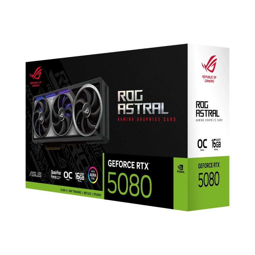 ASUS GeForce RTX 5080 ROG Astral OC Graphics Card — Being Shipped