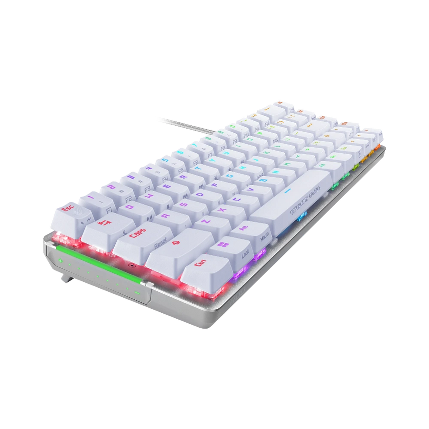 ASUS ROG Falchion Ace Wired Backlit Mechanical Keyboard (White, ROG NX Red Switches) — Being Shipped