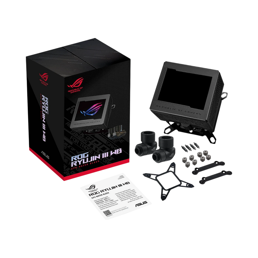ASUS ROG RYUJIN III CPU Water Cooling Block (Black) — Being Shipped