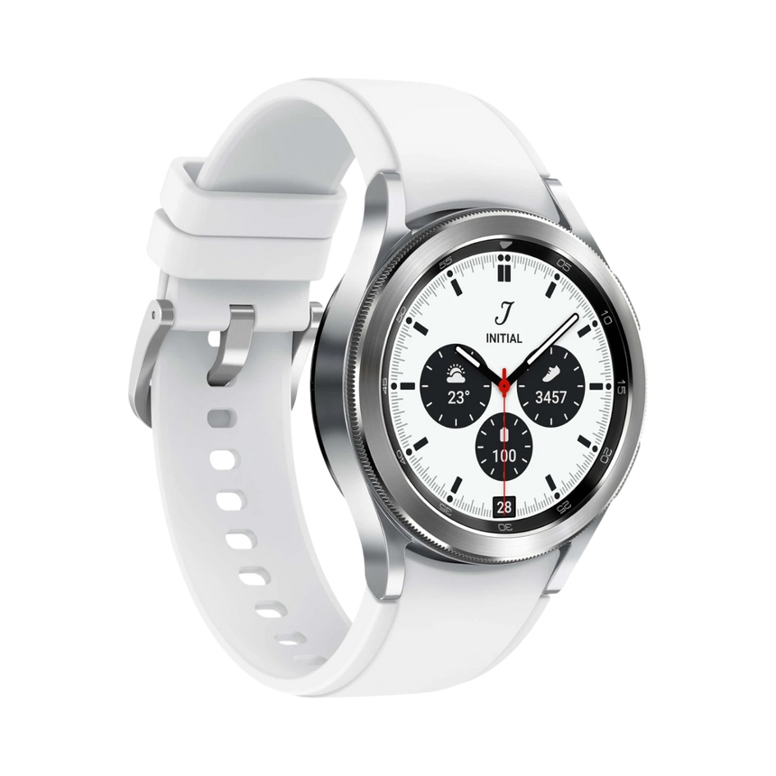 Samsung Galaxy Watch4 Classic Stainless Steel 42mm BT Smartwatch (Silver) — Being Shipped