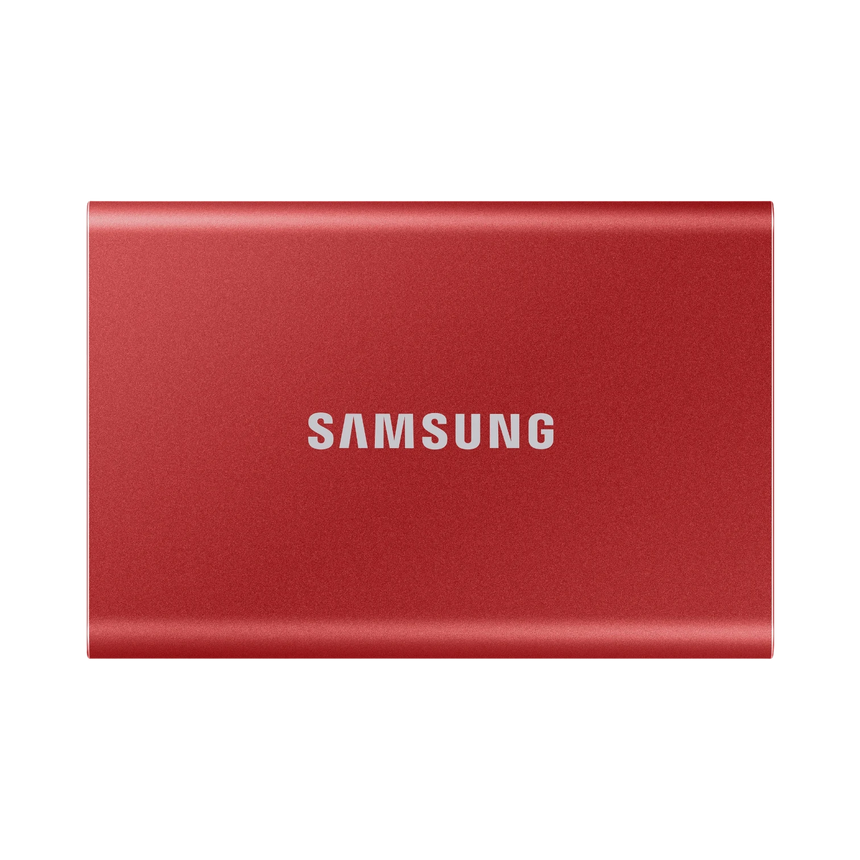 Samsung T7 500GB PCIe NVMe USB 3.2 Gen 2 Portable SSD (Metallic Red) — Being Shipped