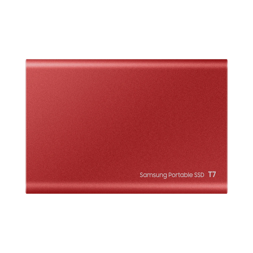 Samsung T7 500GB PCIe NVMe USB 3.2 Gen 2 Portable SSD (Metallic Red) — Being Shipped