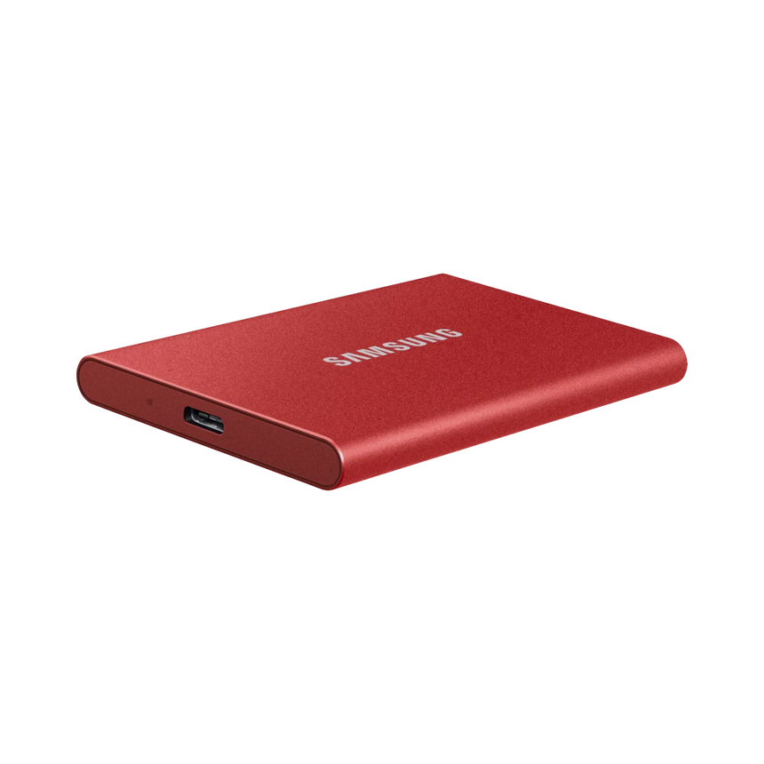 Samsung T7 500GB PCIe NVMe USB 3.2 Gen 2 Portable SSD (Metallic Red) — Being Shipped