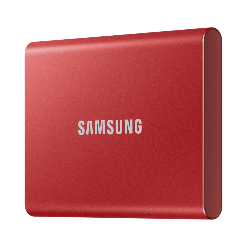 Samsung T7 500GB PCIe NVMe USB 3.2 Gen 2 Portable SSD (Metallic Red) — Being Shipped