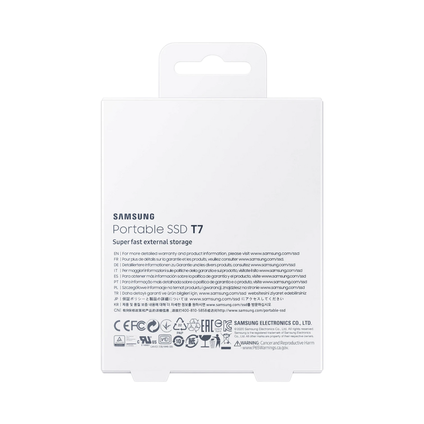 Samsung T7 500GB PCIe NVMe USB 3.2 Gen 2 Portable SSD (Metallic Red) — Being Shipped