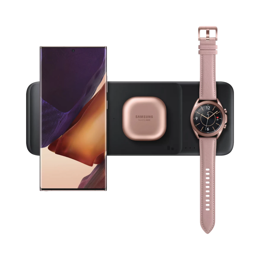 Samsung Wireless Charger Pad Trio (Black) — Being Shipped