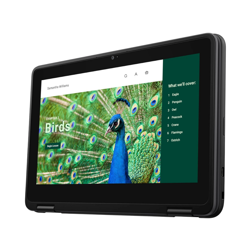 Dell 3120 11.6" Multi-Touch 2-in-1 Chromebook, Intel Celeron N100, 4GB RAM, 64GB eMMC — Being Shipped