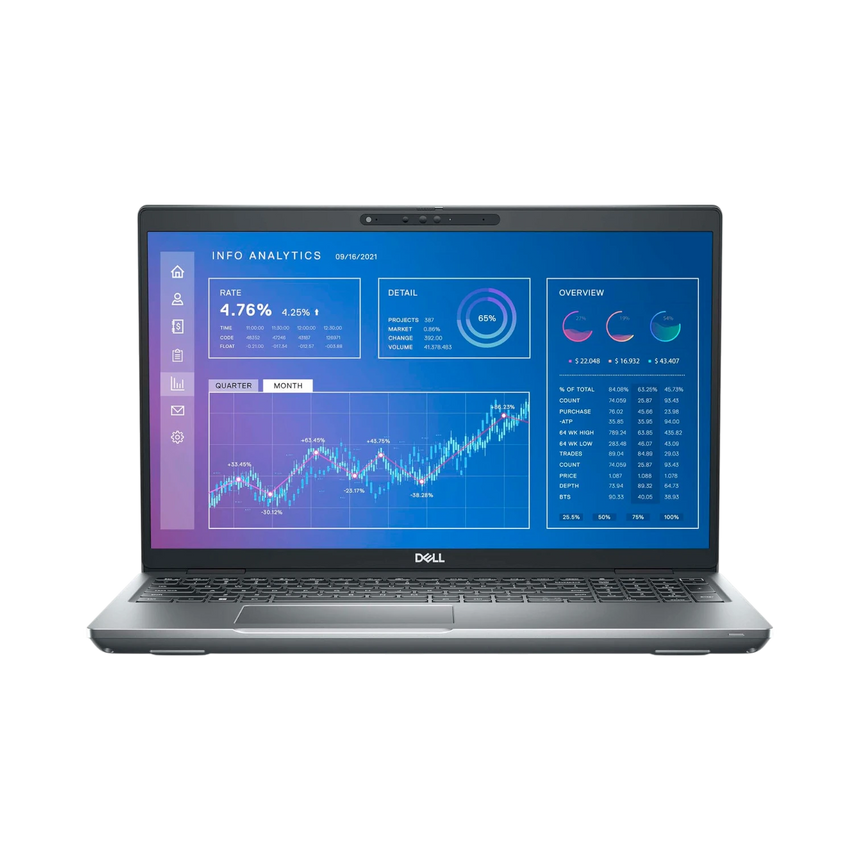 Dell Precision 3571 15.6" Mobile Workstation, Intel Core i5-12600H, NVIDIA T600, 16GB DDR5 RAM, 256GB SSD — Being Shipped