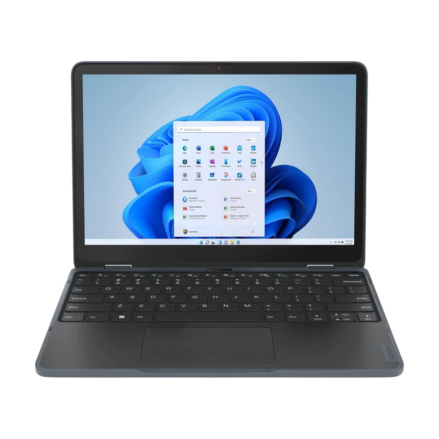 Lenovo 500w Yoga Gen 4 12.2" Touchscreen Convertible 2 in 1 Notebook, Intel Core i3-N300, 8GB RAM, 128GB SSD — Being Shipped