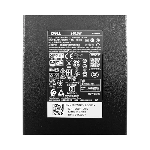 Dell 240W AC Adapter for Alienware & Precision Laptops — Being Shipped