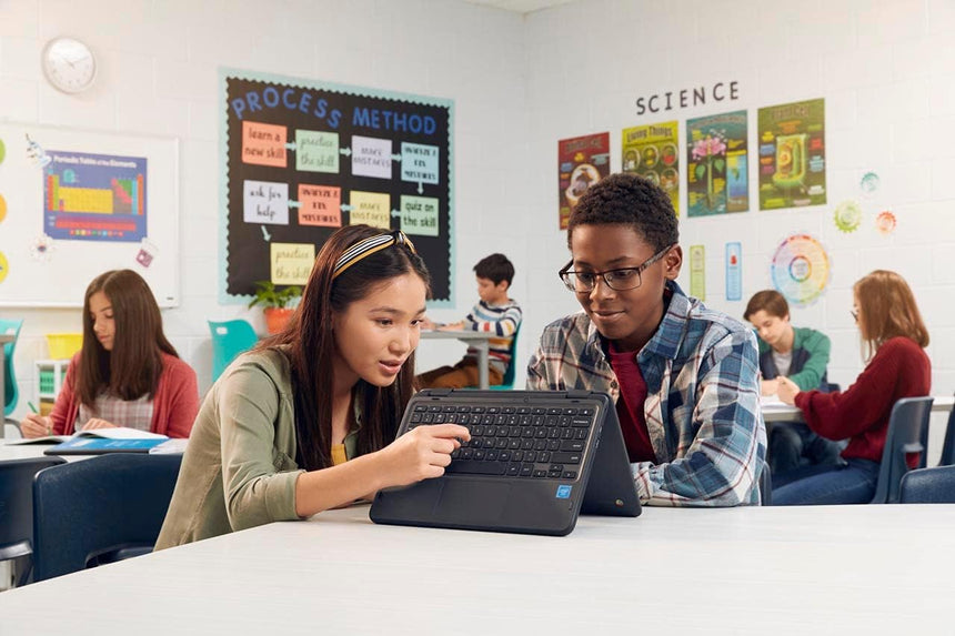 Dell Chromebook 11 3100 11.6" Multi-Touch 2-in-1 Laptop, Intel Celeron N4020, 8GB RAM, 32GB eMMC — Being Shipped