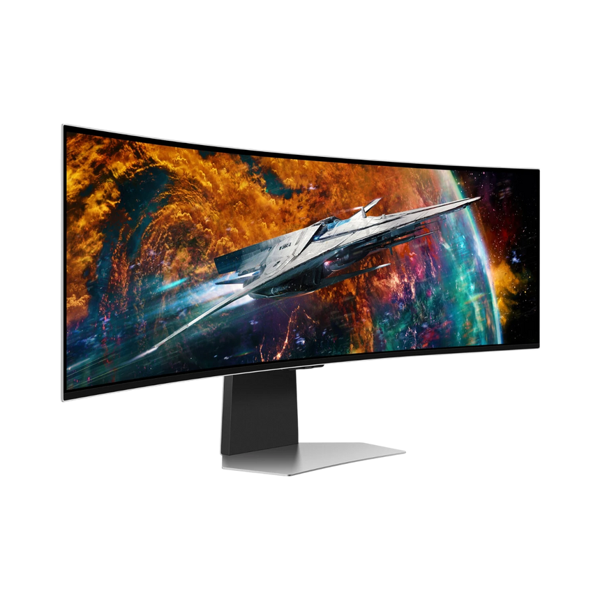 Samsung Odyssey QD-OLED G9 49" 32:9 240Hz QHD HDR OLED Curved Ultrawide Gaming Monitor (Silver) — Being Shipped