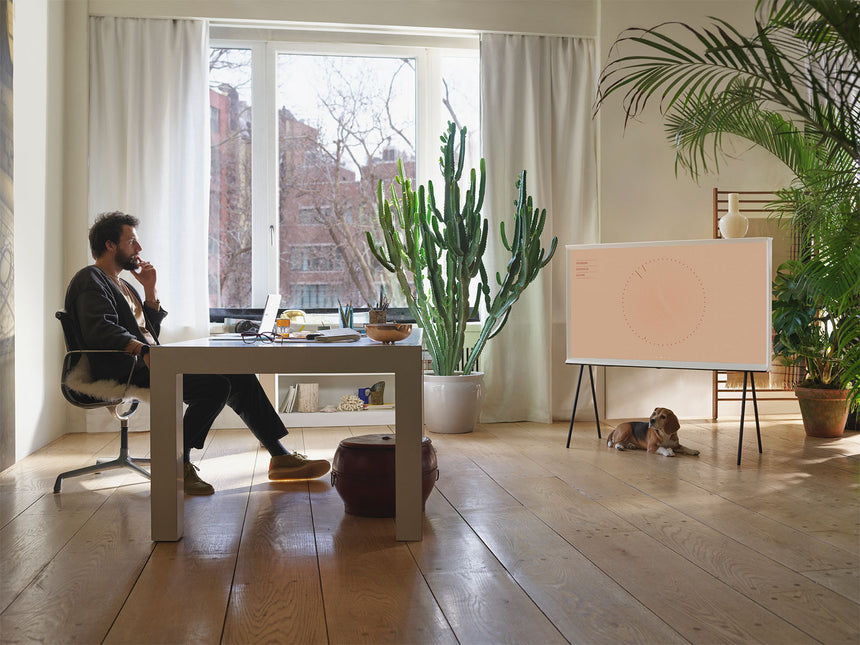 Samsung The Serif LS01T 55" Class 16:9 60Hz 4K UHD HDR QLED Smart TV — Being Shipped