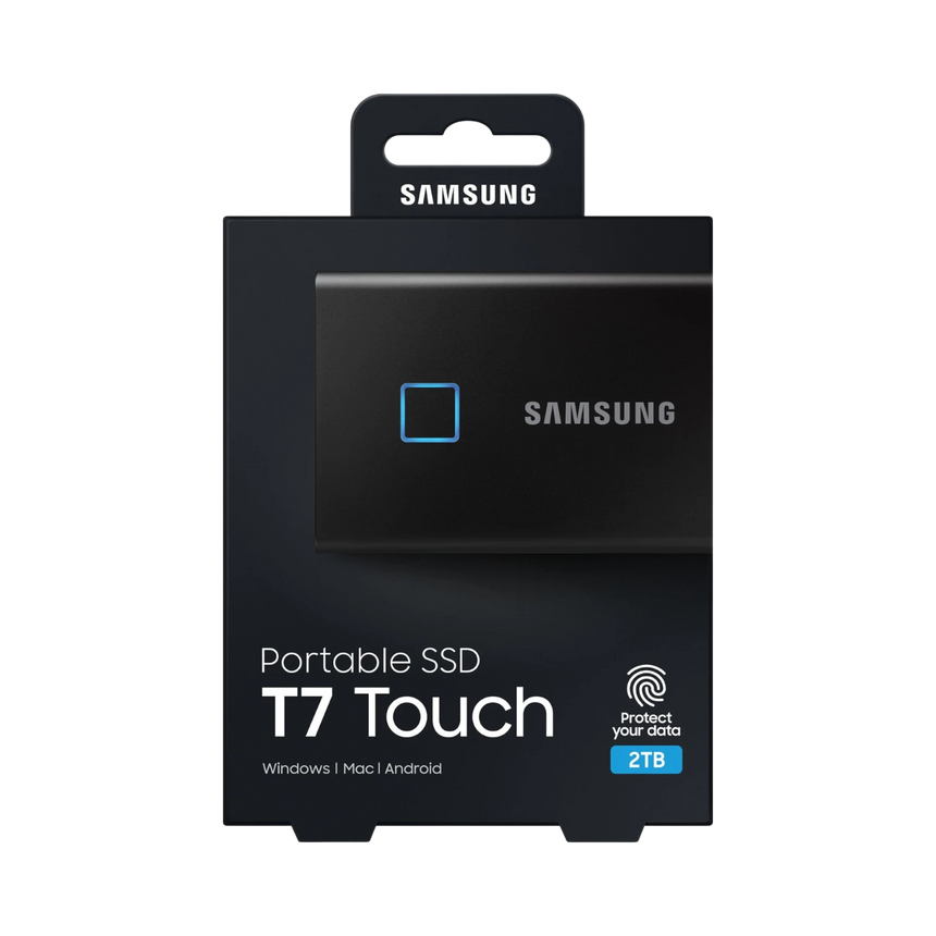 Samsung T7 Touch 2TB USB 3.2 Gen 2 Portable SSD (Black) — Being Shipped