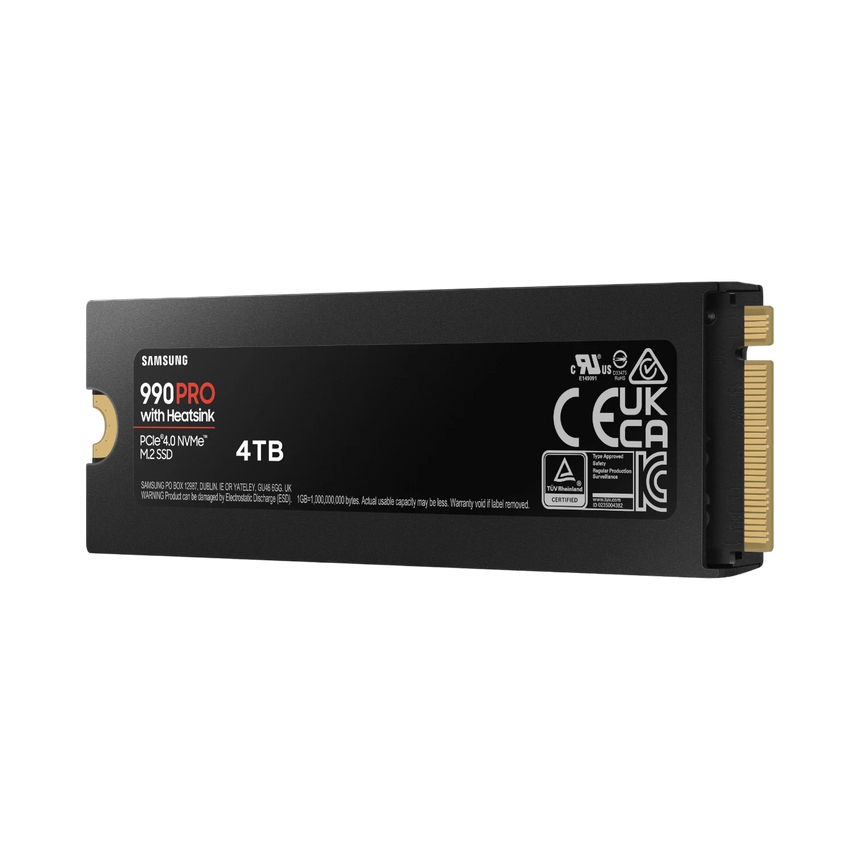 Samsung 990 PRO 4TB M.2 2280 PCIe 4.0 x4 Internal SSD with Heatsink — Being Shipped
