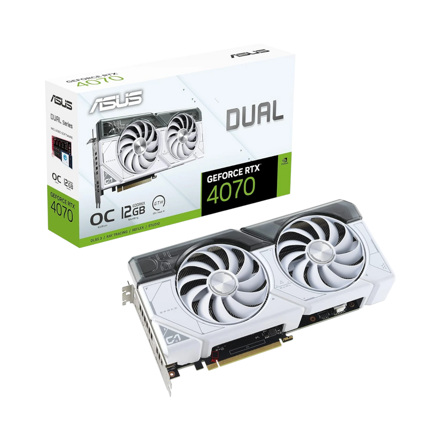 ASUS GeForce RTX 4070 Dual OC Graphics Card (White Edition) — Being Shipped
