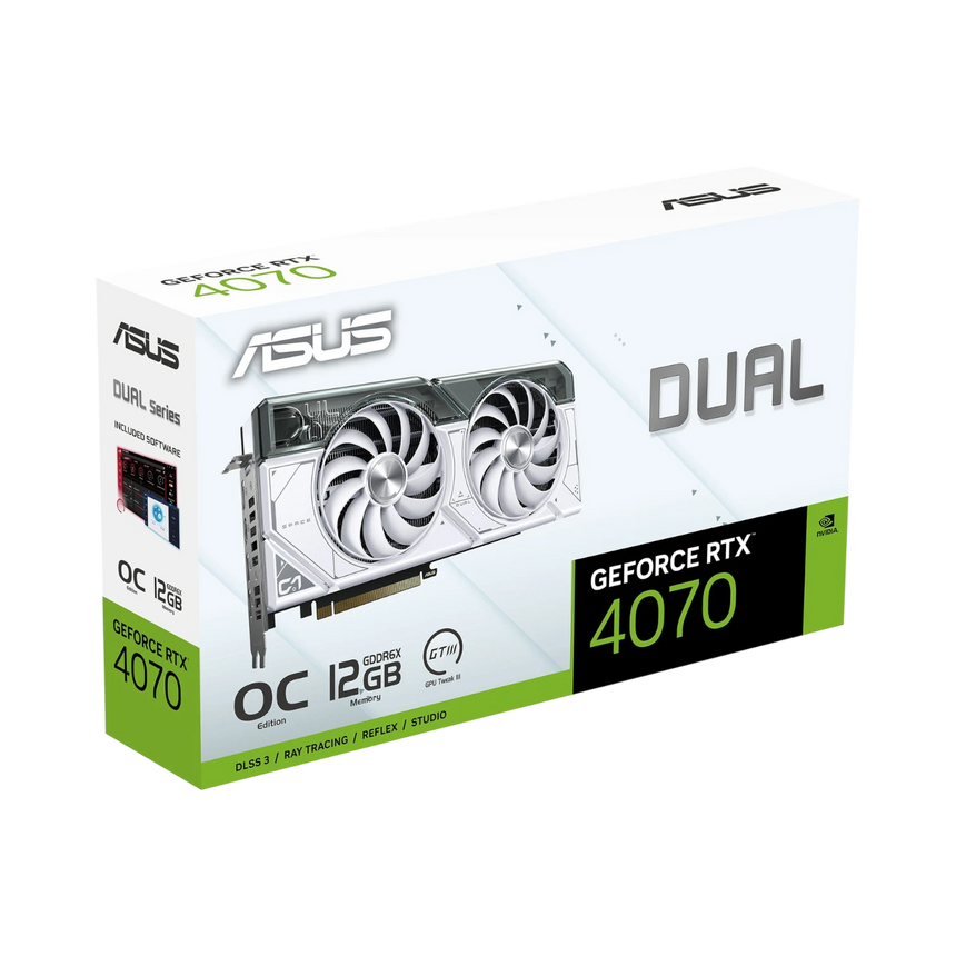ASUS GeForce RTX 4070 Dual OC Graphics Card (White Edition) — Being Shipped