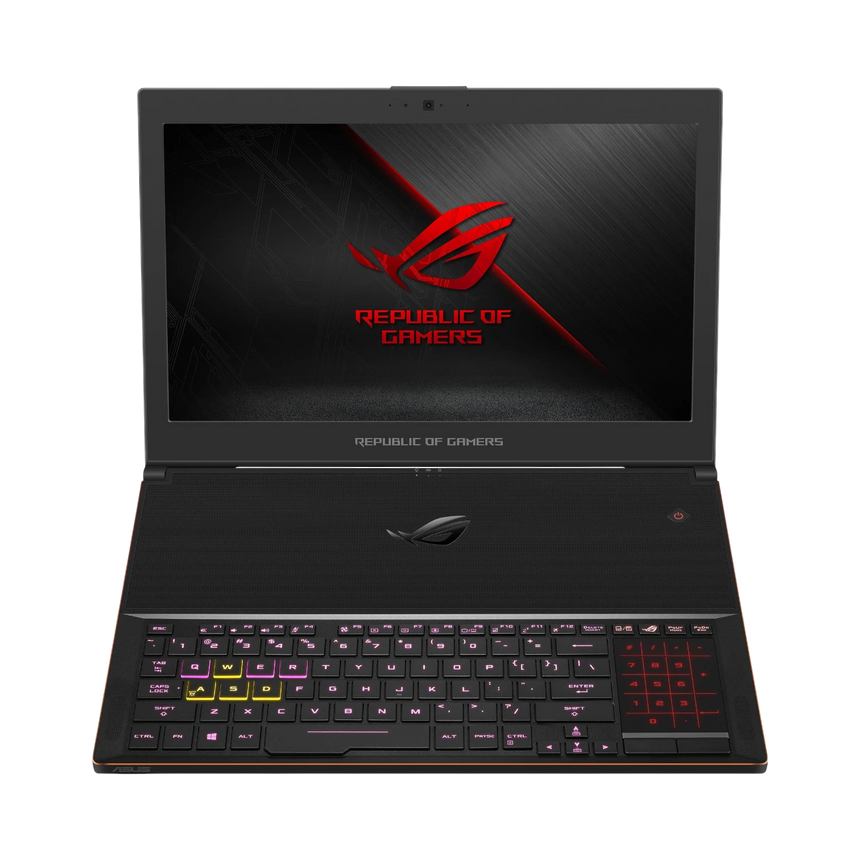 ASUS ROG Zephyrus GX501GI 15.6" Laptop, Intel Core i7-8750H, NVIDIA GTX 1080, 16GB DDR4 RAM, 512GB SSD (Metallic Black) — Being Shipped