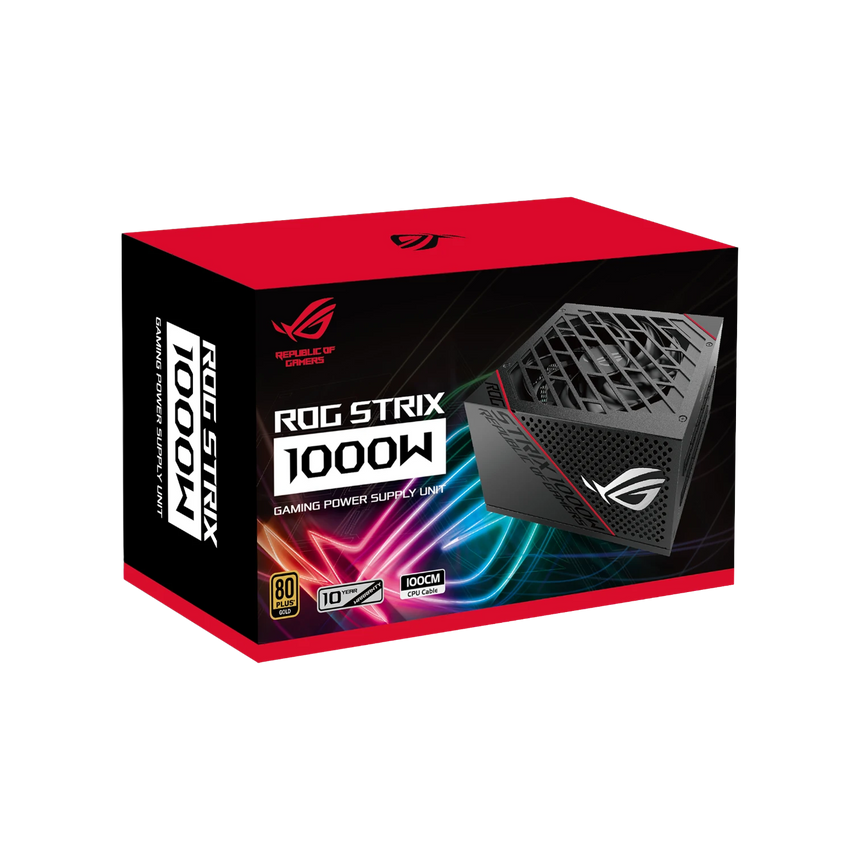 ASUS ROG Strix 1000G 1000W 80 PLUS Gold Modular Power Supply (16-Pin, Black) — Being Shipped