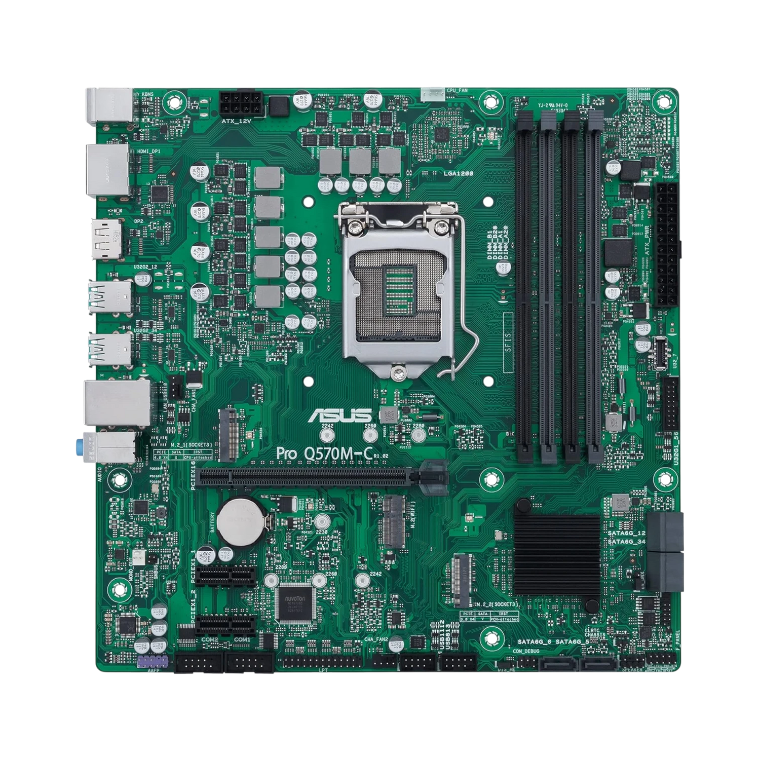 ASUS Pro Q570M-C/CSM Micro-ATX LGA 1200 Motherboard — Being Shipped