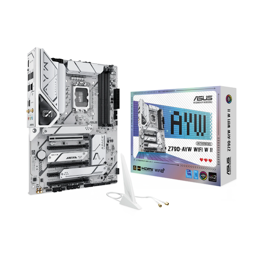 ASUS Z790-AYW WIFI W II Intel Z790 (LGA 1700) ATX Motherboard — Being Shipped