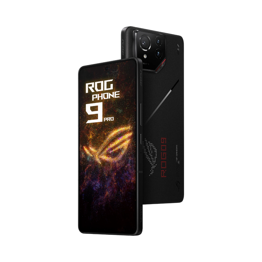 ASUS ROG Phone 9 Pro Android Phone, Qualcomm Snapdragon 8 Elite, 24GB RAM, 1TB Storage (Unlocked, Phantom Black) — Being Shipped