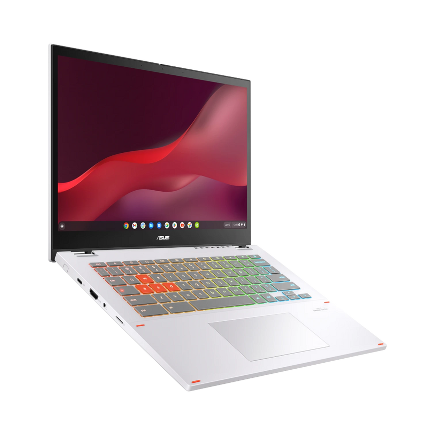 ASUS Chromebook Vibe Flip CX34 14" Multi-Touch 2-in-1 Laptop, Intel Core i5-1235U, 8GB RAM, 256GB SSD (Pearl White) — Being Shipped