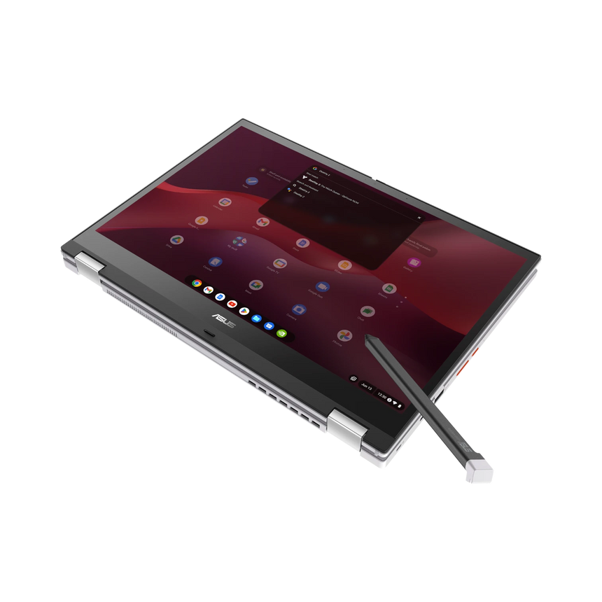 ASUS Chromebook Vibe Flip CX34 14" Multi-Touch 2-in-1 Laptop, Intel Core i5-1235U, 8GB RAM, 256GB SSD (Pearl White) — Being Shipped