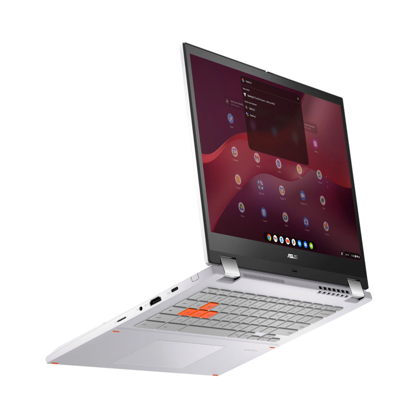 ASUS Chromebook Vibe Flip CX34 14" Multi-Touch 2-in-1 Laptop, Intel Core i5-1235U, 8GB RAM, 256GB SSD (Pearl White) — Being Shipped
