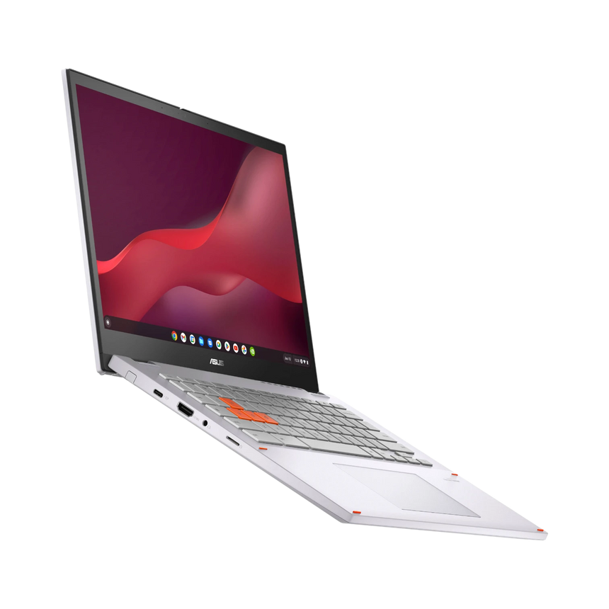 ASUS Chromebook Vibe Flip CX34 14" Multi-Touch 2-in-1 Laptop, Intel Core i5-1235U, 8GB RAM, 256GB SSD (Pearl White) — Being Shipped