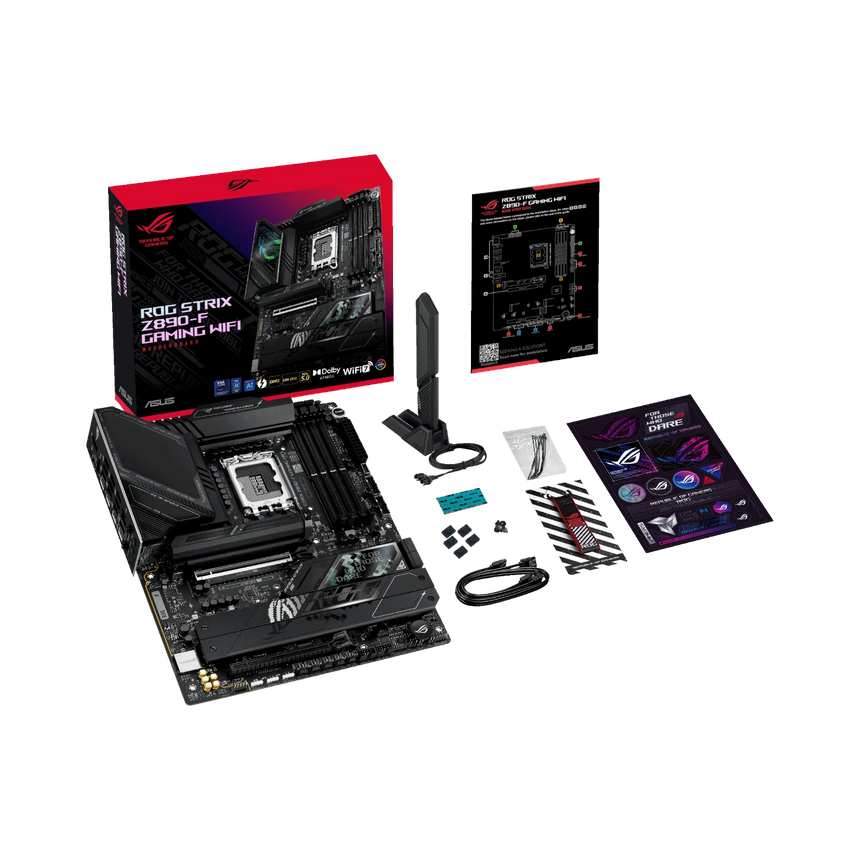 ASUS ROG STRIX Z890-F GAMING WIFI (Socket LGA 1851) Intel Z890 ATX DDR5 Wi-Fi 7 Motherboard — Being Shipped