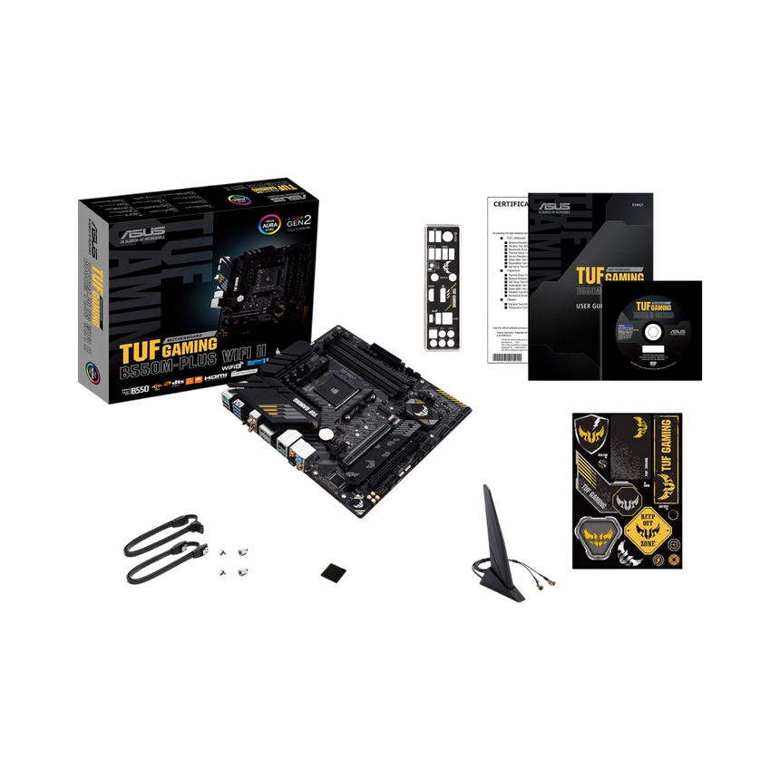 ASUS TUF GAMING B550M-PLUS WIFI II AM4 Micro-ATX Motherboard — Being Shipped