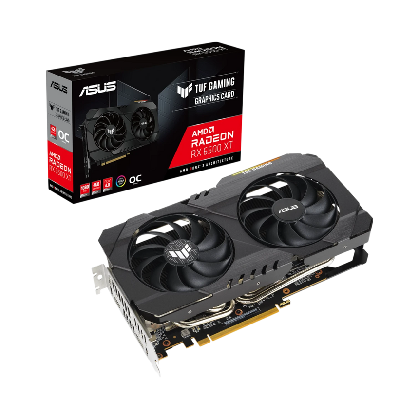 ASUS TUF Gaming AMD Radeon RX 6500 XT OC Edition Graphics Card — Being Shipped
