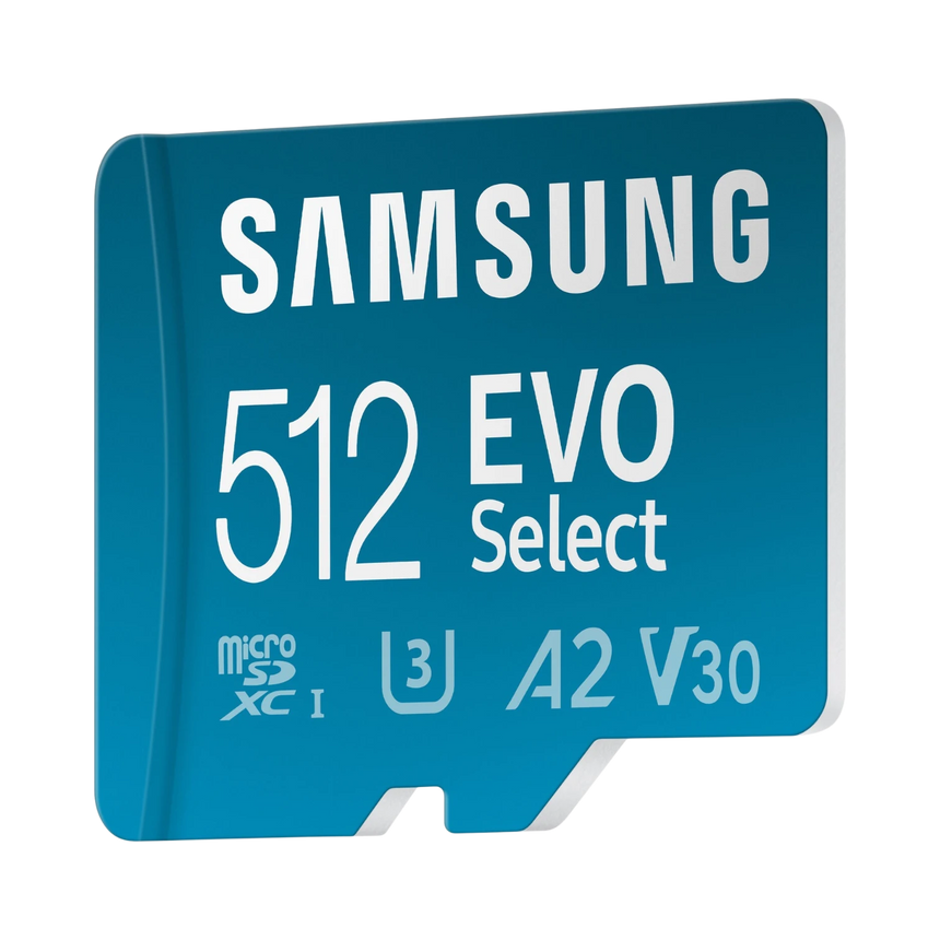 Samsung EVO Select 512GB microSDXC Card with SD Adapter — Being Shipped