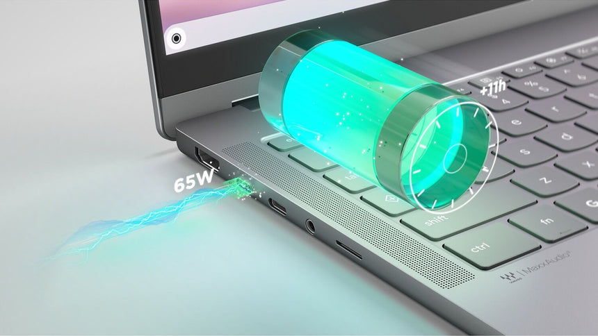 Lenovo Chromebook Plus 14" 2-in-1 Notebook, Intel Core 5 120U, 8GB RAM, 256GB SSD — Being Shipped