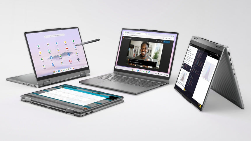 Lenovo Chromebook Plus 14" 2-in-1 Notebook, Intel Core 5 120U, 8GB RAM, 256GB SSD — Being Shipped