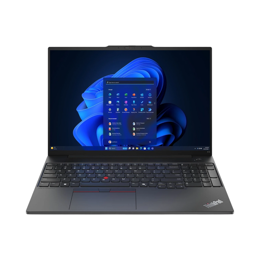 Lenovo ThinkPad E16 Gen 2 16" Multi-Touch Laptop, Intel Core Ultra 7-155U, 16GB DDR5 RAM, 512GB SSD (Graphite Black) — Being Shipped