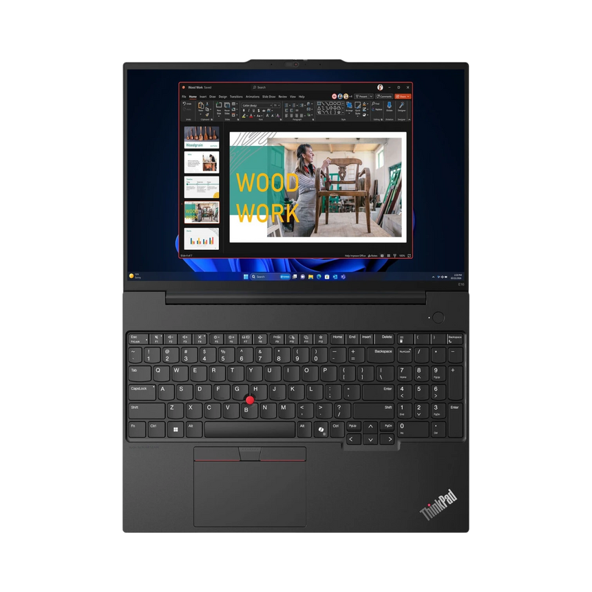 Lenovo ThinkPad E16 Gen 2 16" Multi-Touch Laptop, Intel Core Ultra 7-155U, 16GB DDR5 RAM, 512GB SSD (Graphite Black) — Being Shipped