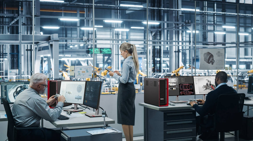 Lenovo ThinkStation P8 Desktop Workstation, AMD Ryzen Threadripper PRO 7945WX, NVIDIA T1000, 64GB DDR5 RAM, 2TB SSD — Being Shipped