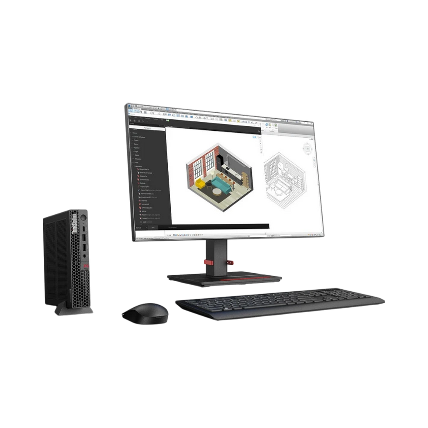 Lenovo ThinkStation P3 Tiny Desktop Workstation, Intel Core i7-14700, NVIDIA T400, 64GB DDR5 RAM, 2TB SSD — Being Shipped