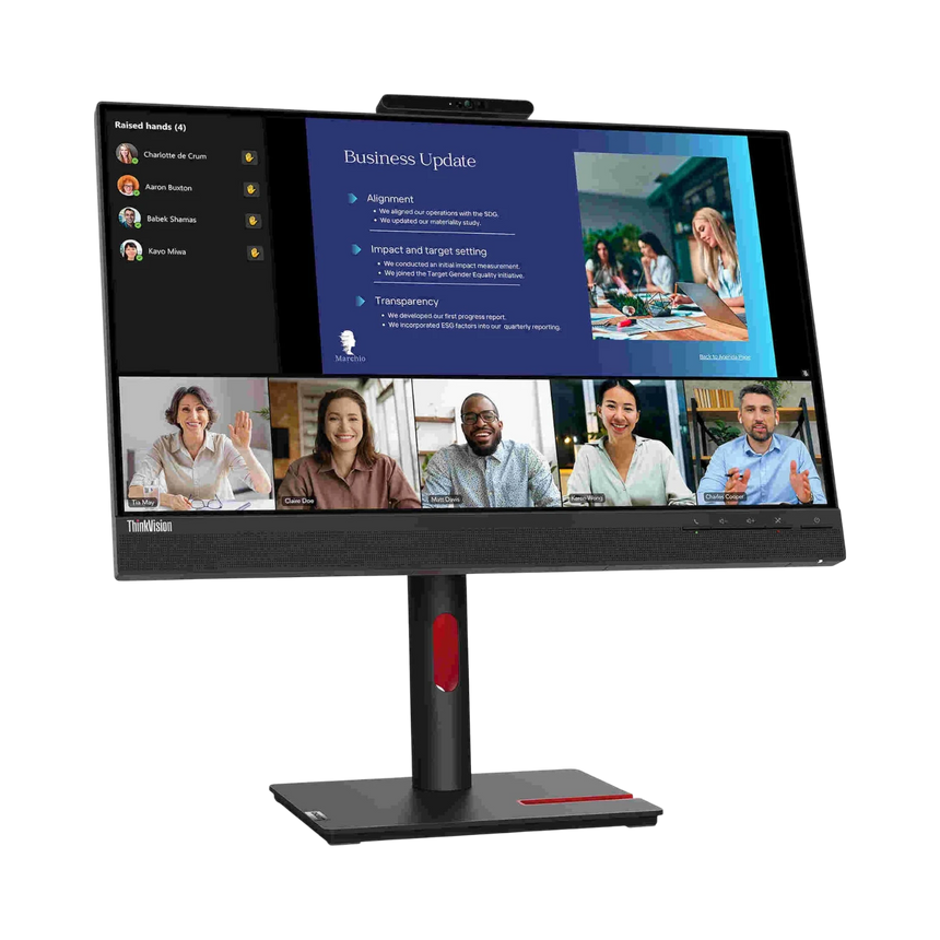 Lenovo ThinkVision 23.8" 16:9 75Hz FHD IPS Video Conferencing Monitor — Being Shipped