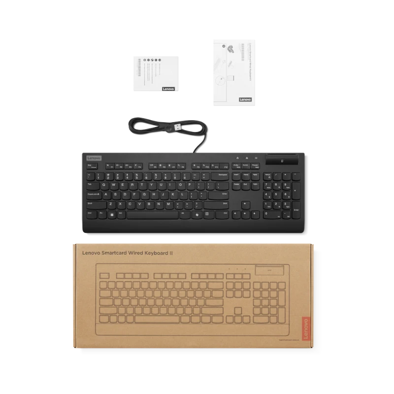 Lenovo Smartcard II-US English Wired Keyboard — Being Shipped