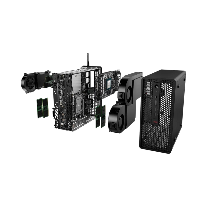 Lenovo ThinkStation P360 Ultra Desktop Workstation, Intel Core i5-12600, NVIDIA T1000, 16GB DDR5 RAM, 512GB SSD — Being Shipped