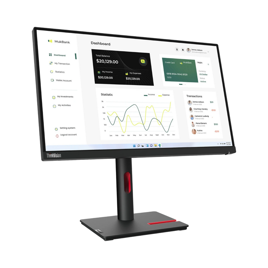 Lenovo ThinkVision T23i-30 23" 16:9 60Hz FHD IPS Monitor — Being Shipped