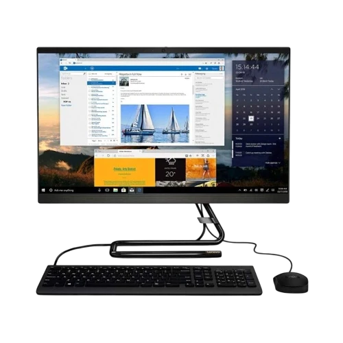 Lenovo IdeaCentre A340 23.8" Touchscreen All-in-One Desktop Computer, Intel Core i3-9100T, 8GB RAM, 1TB HDD (Business Black) — Being Shipped