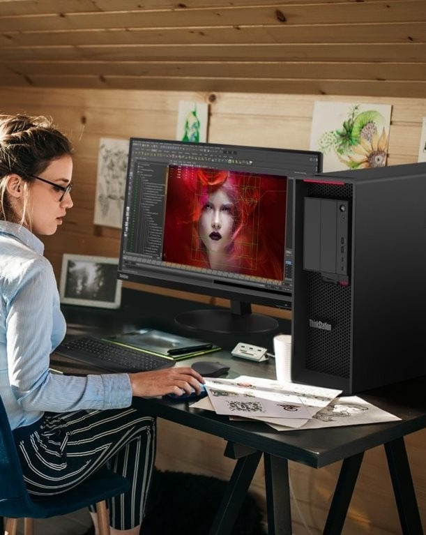 Lenovo ThinkStation P620 Tower Workstation, AMD Ryzen Threadripper PRO 3945WX, NVIDIA T1000, 32GB RAM, 1TB SSD — Being Shipped