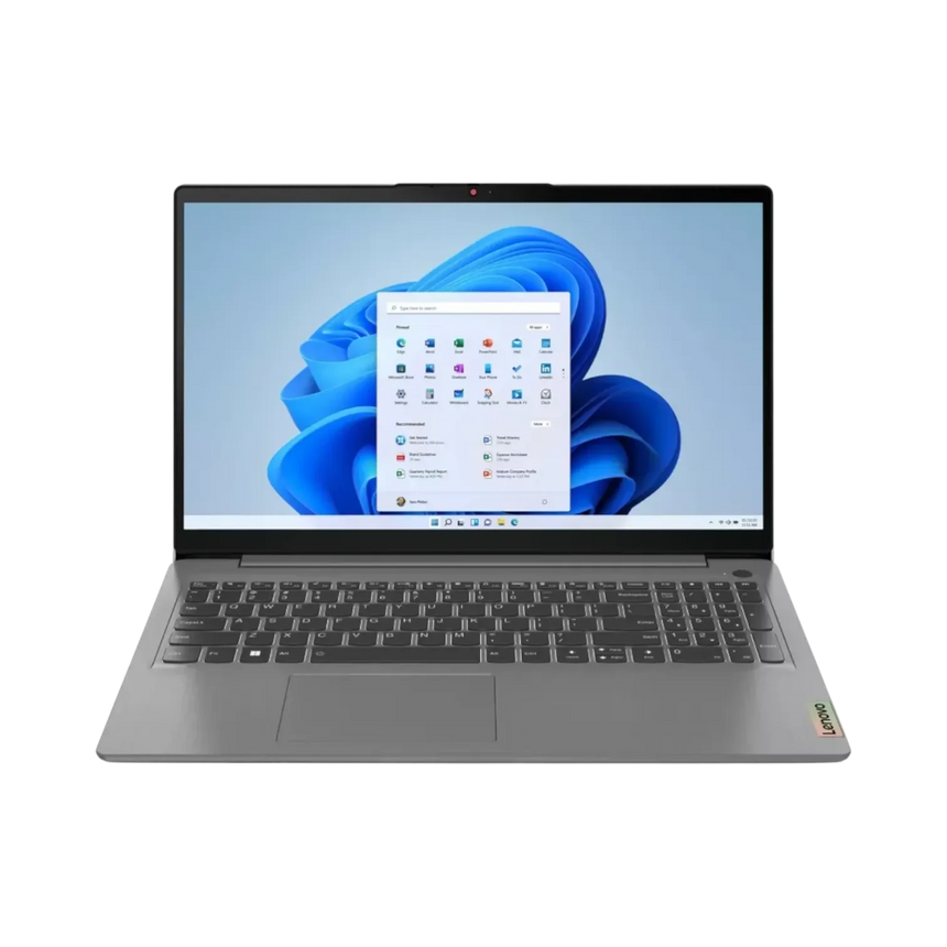 Lenovo IdeaPad 3 15IAU7 15.6" Laptop, Intel Core i3-1215U, 8GB DDR4 RAM, 256GB SSD (Arctic Gray) — Being Shipped