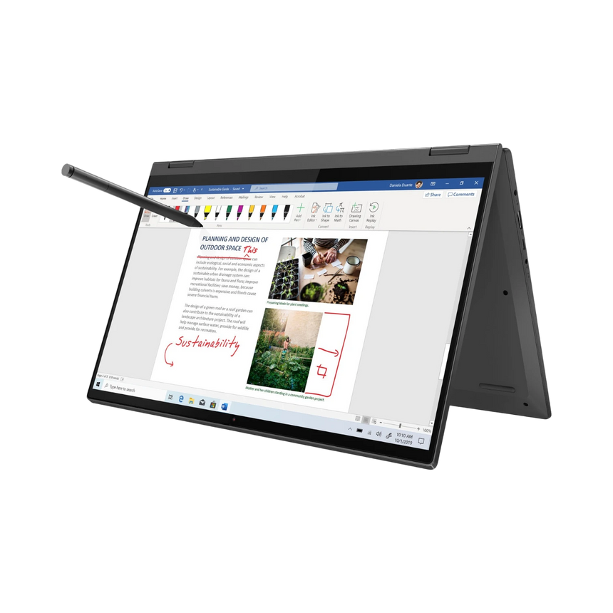 Lenovo IdeaPad Flex 5 15.6" Multi-Touch 2-in-1 Laptop, Intel Core i3-1005G1, 8GB DDR4 RAM, 128GB SSD (Graphite Gray) — Being Shipped