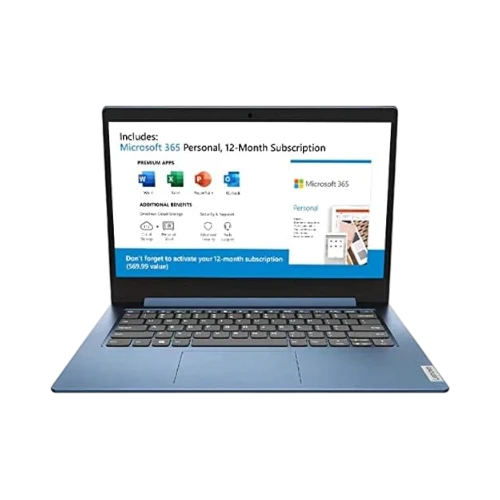 Lenovo IdeaPad 1 14ADA05 14" Notebook, AMD Athlon Silver 3050e, 4GB RAM, 128GB SSD (Ice Blue) — Being Shipped