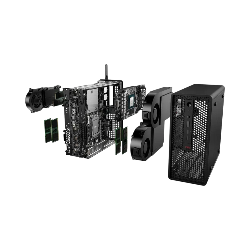 Lenovo ThinkStation P360 Ultra Desktop Workstation, Intel Core i7-12700, NVIDIA T400, 16GB DDR5 RAM, 512GB SSD — Being Shipped